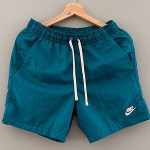 Nike Teal & Pink Nylon Board Shorts XS
